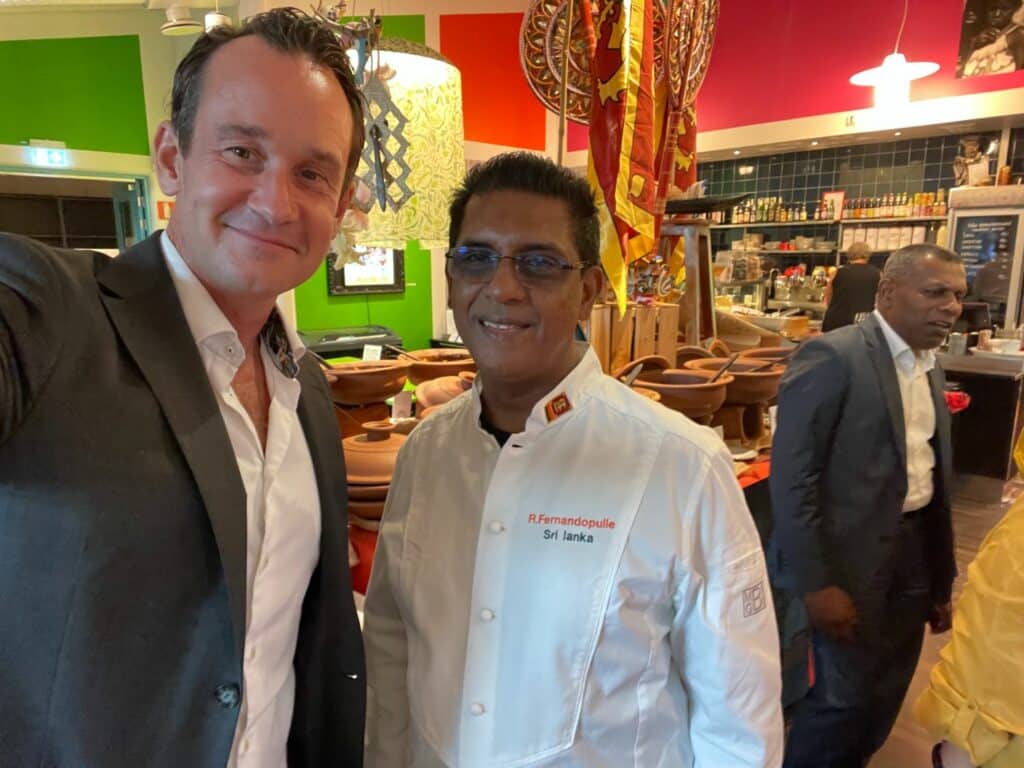 Inresta kockar från Sri Lanka i Restaurang Matkekka 