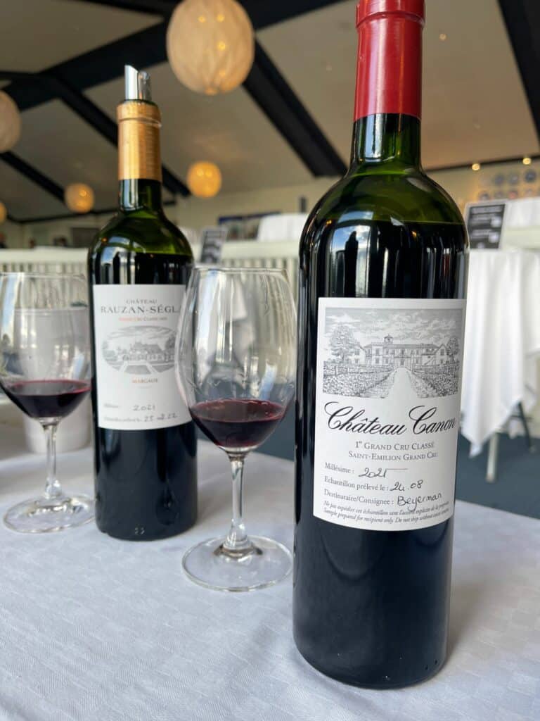 Bordeauxprovning med winefinder
