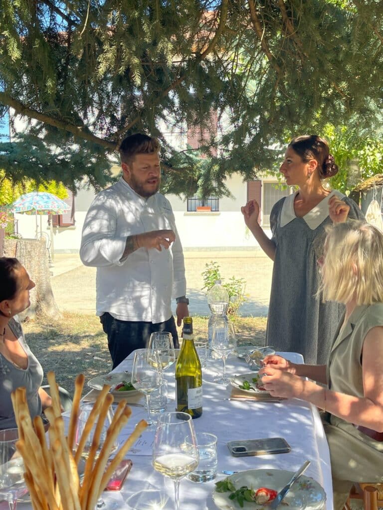 Vinlunch i skuggan