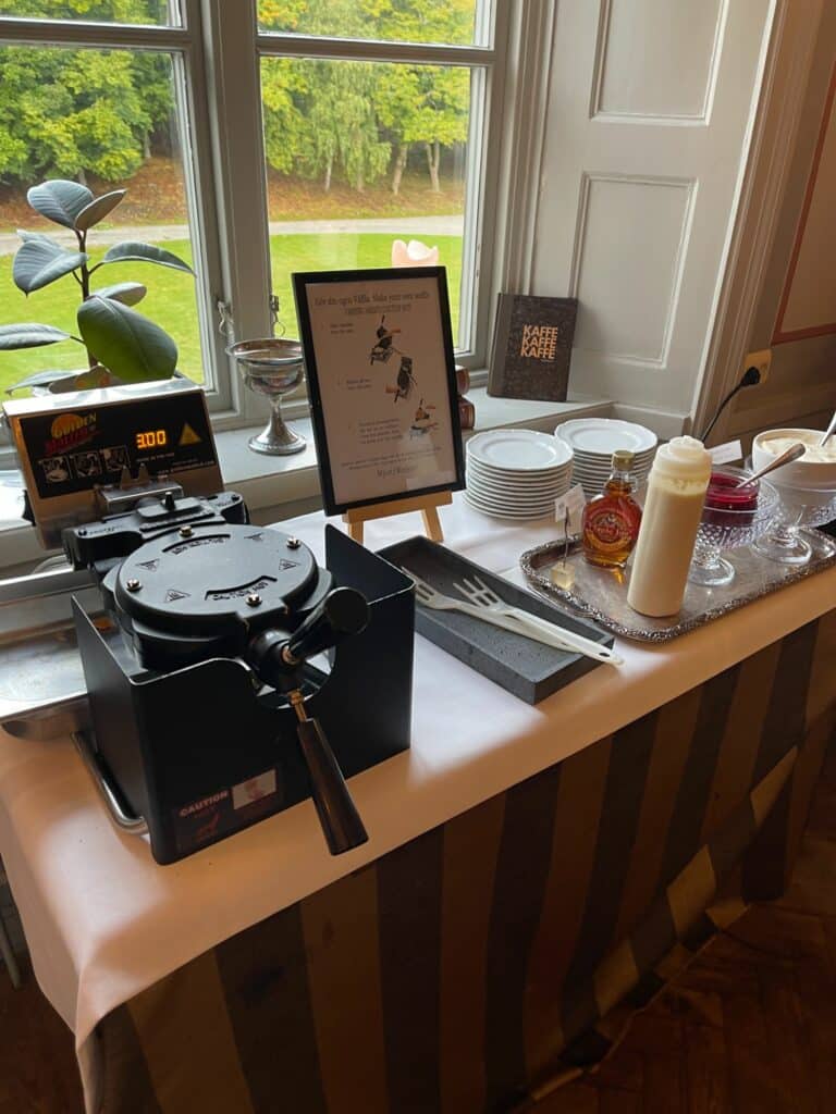 Frukost på Roserborgs Slottshotell