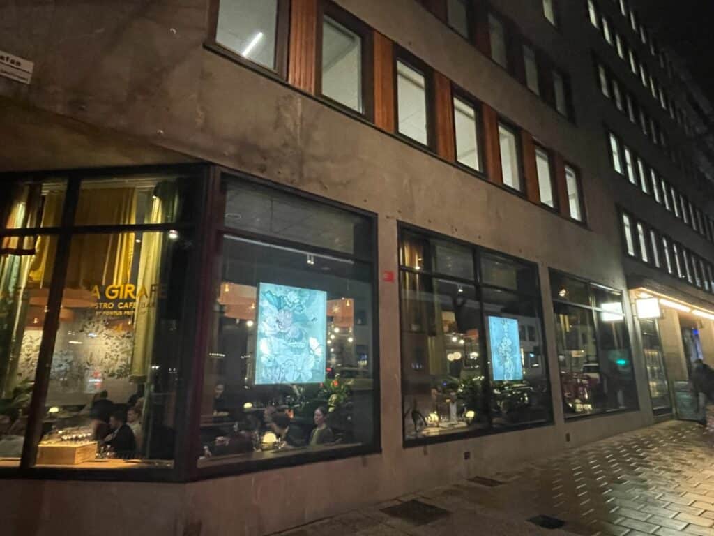 Restaurang La Giraff på Kungsholmen