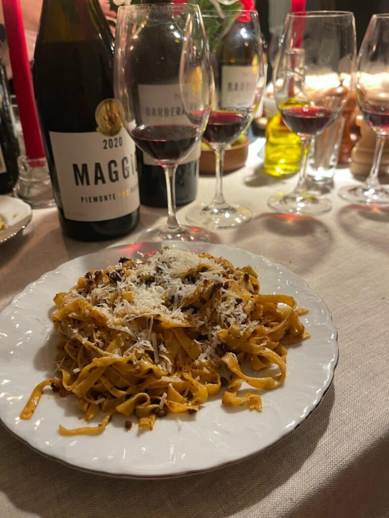 Pastakväll och vinprovning med Maggio