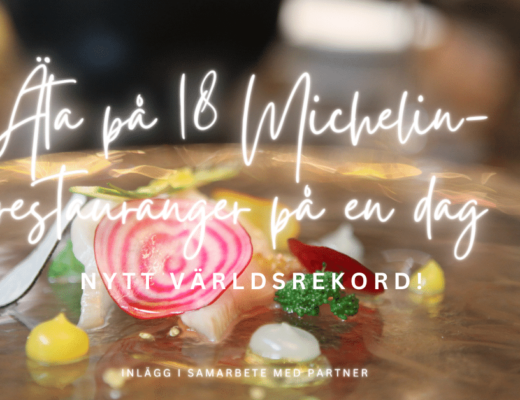 Äta på 18 Michelin-restauranger på en dag