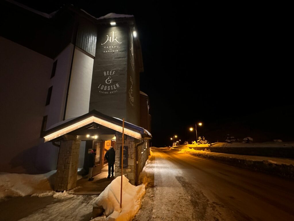 Restauranger i Val Thorens. Beef & Lobster