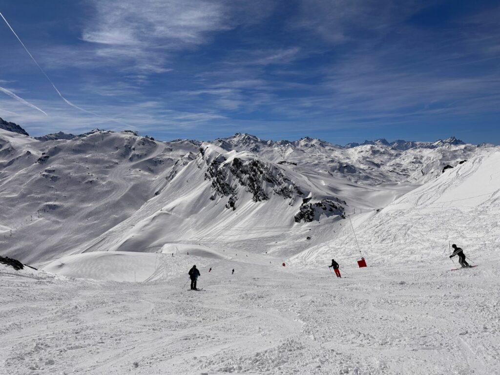 Skidåkning i Val Thorens 