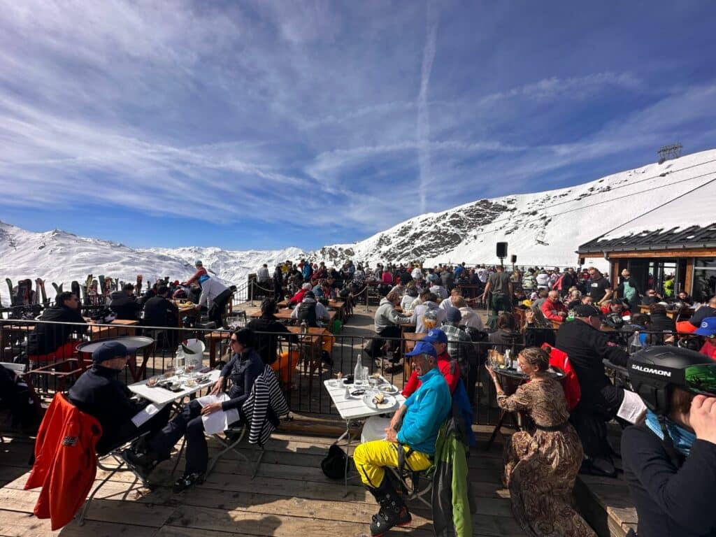 Restauranger i Val Thorens. La Frutiere - La Folie Douce