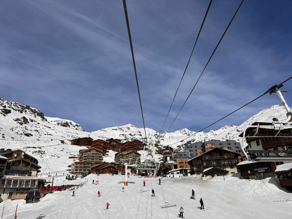 Skidåkning i Val Thorens 