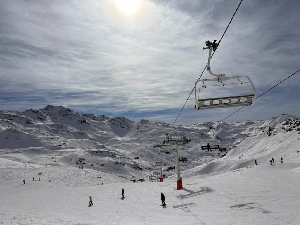 Skidåkning i Val Thorens