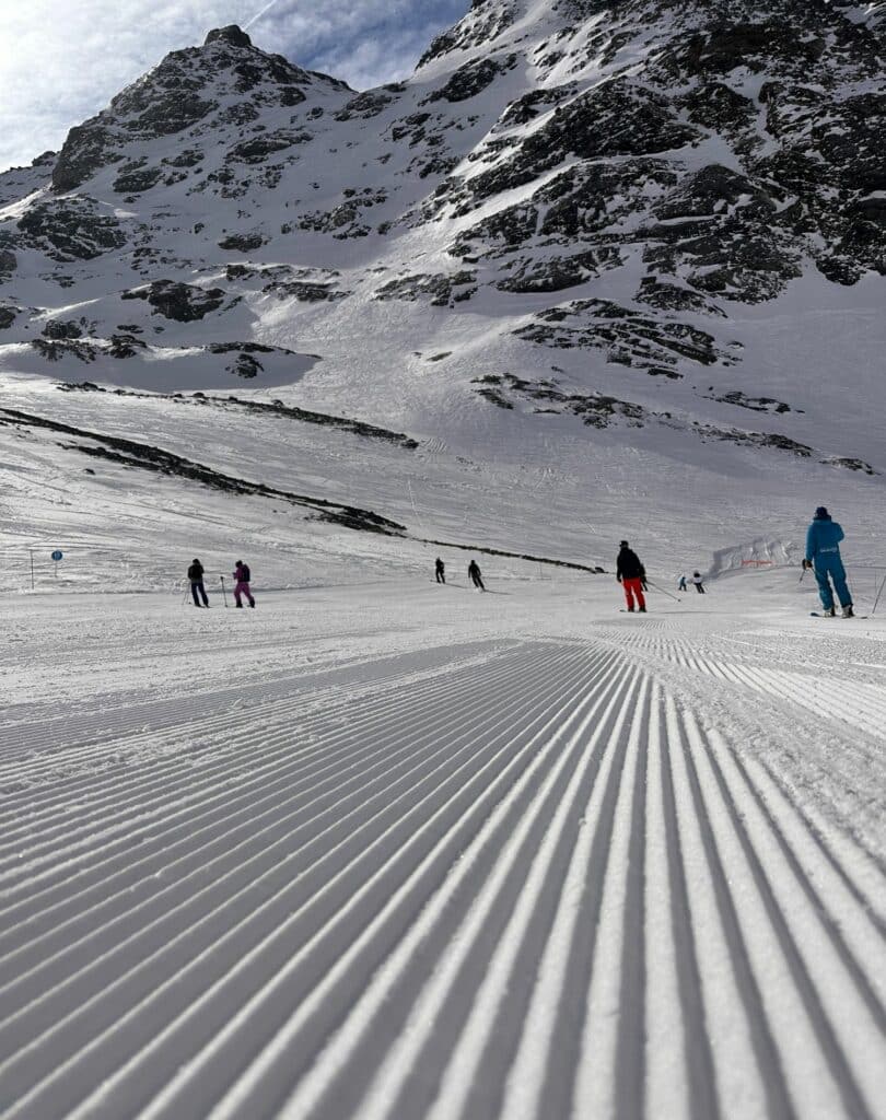 Skidåkning i Val Thorens