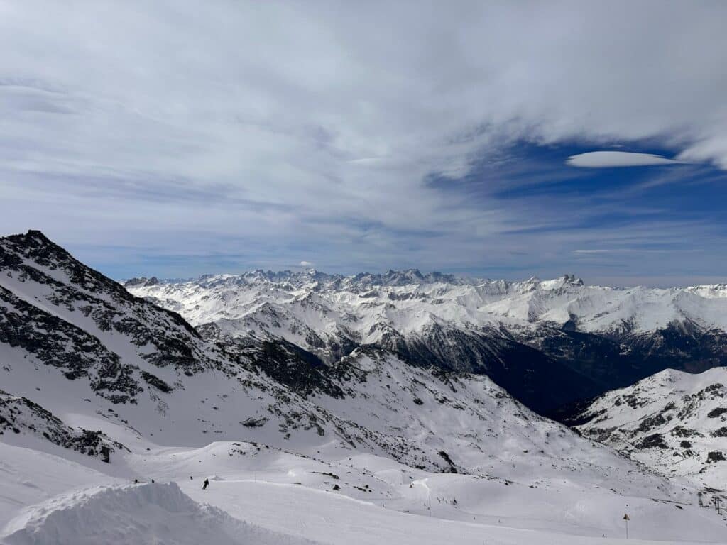 Skidåkning i Val Thorens