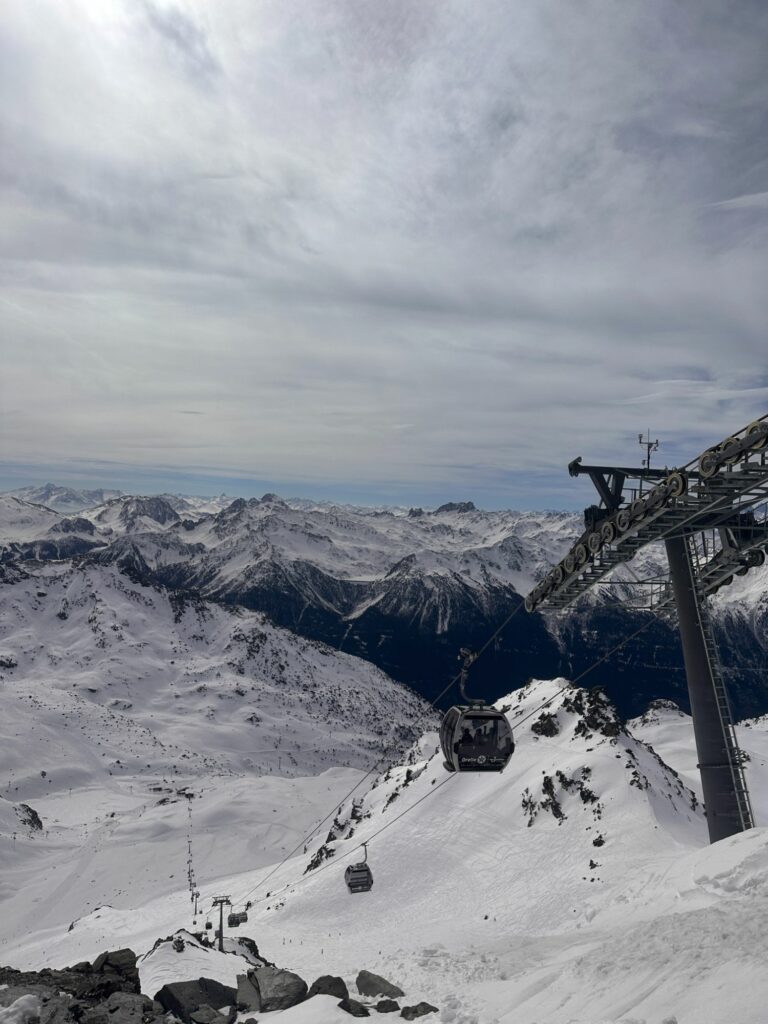 Skidåkning i Val Thorens 