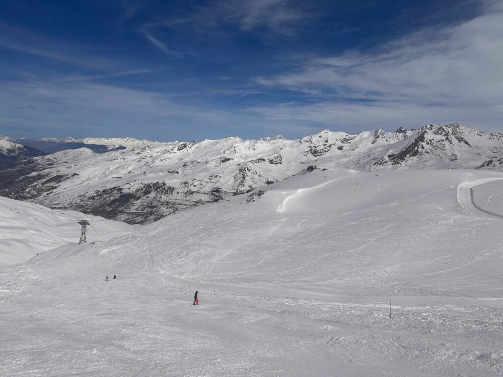 Skidåkning i Val Thorens 