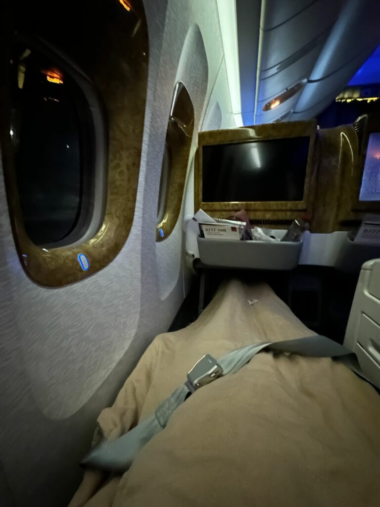 Flyget från Coloumbo till Dubai