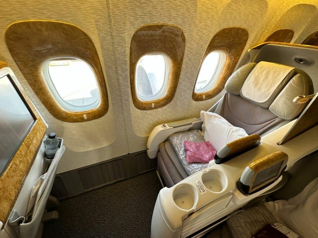 Med Emirates från Dubai til Stockholm i Business Class