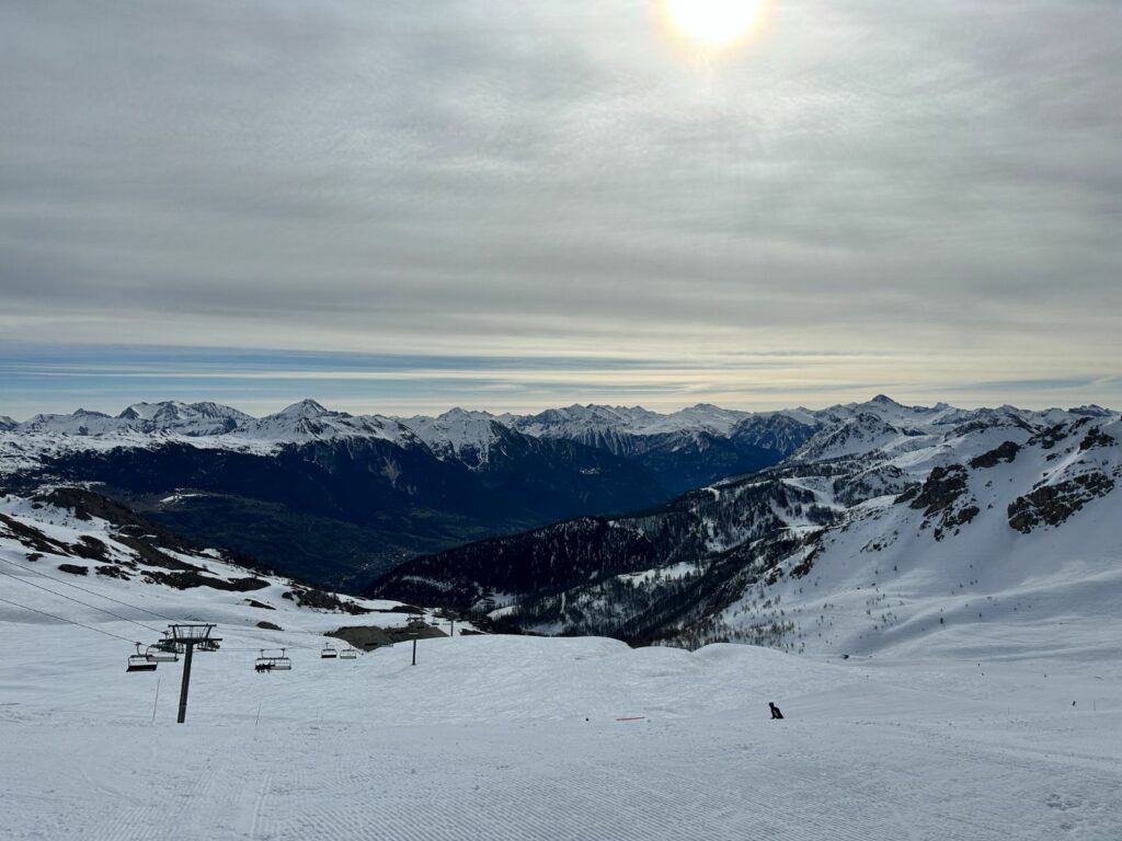 Serre Chevalier - en av de största skidorterna i Frankrike