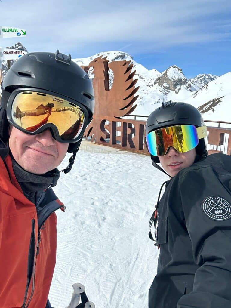 Serre Chevalier - en av de största skidorterna i Frankrike