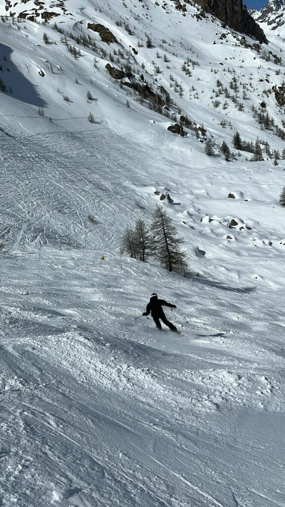 Serre Chevalier - en av de största skidorterna i Frankrike