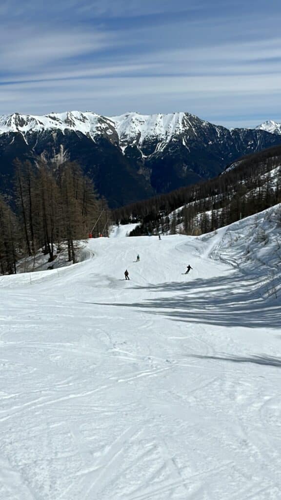 Serre Chevalier - en av de största skidorterna i Frankrike