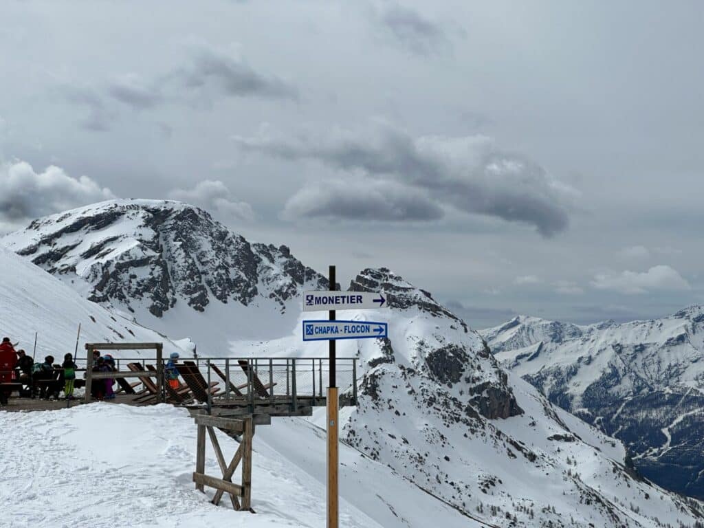 Serre Chevalier - en av de största skidorterna i Frankrike