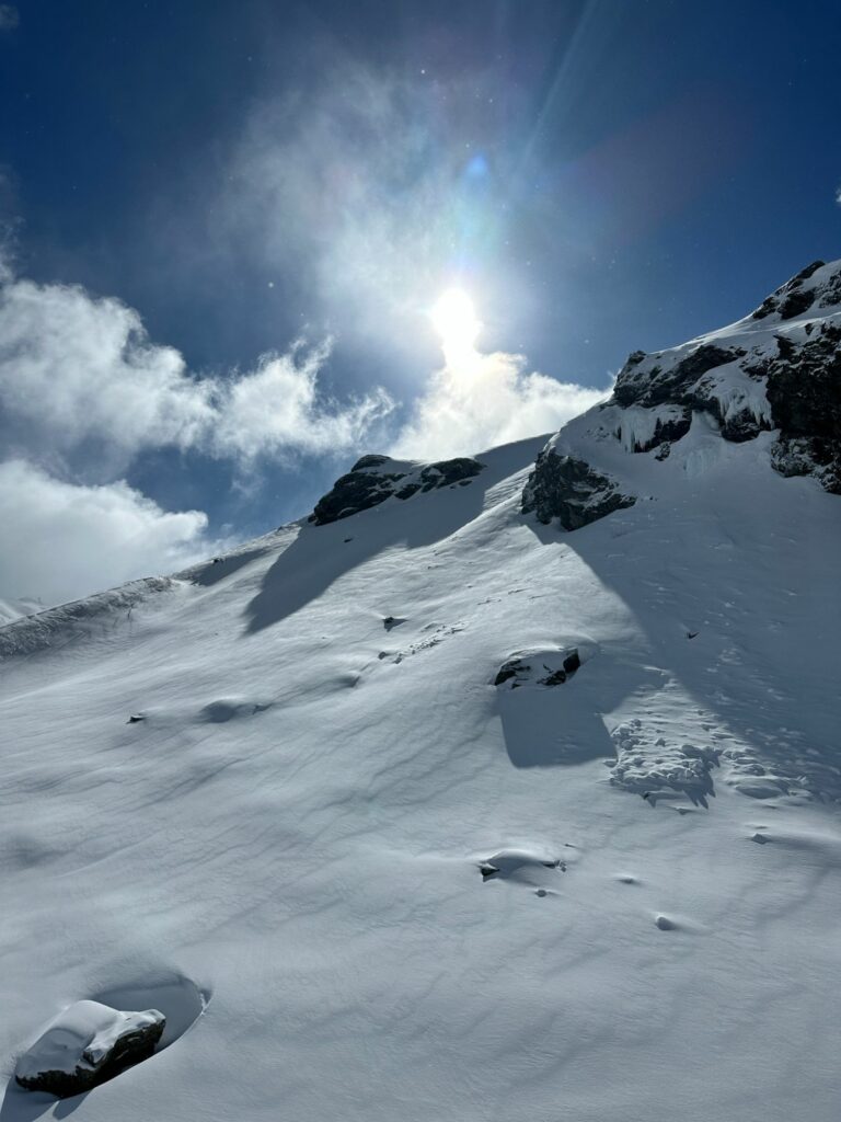 Vårskidåkning i Val Thorens - som mitt i Februari!