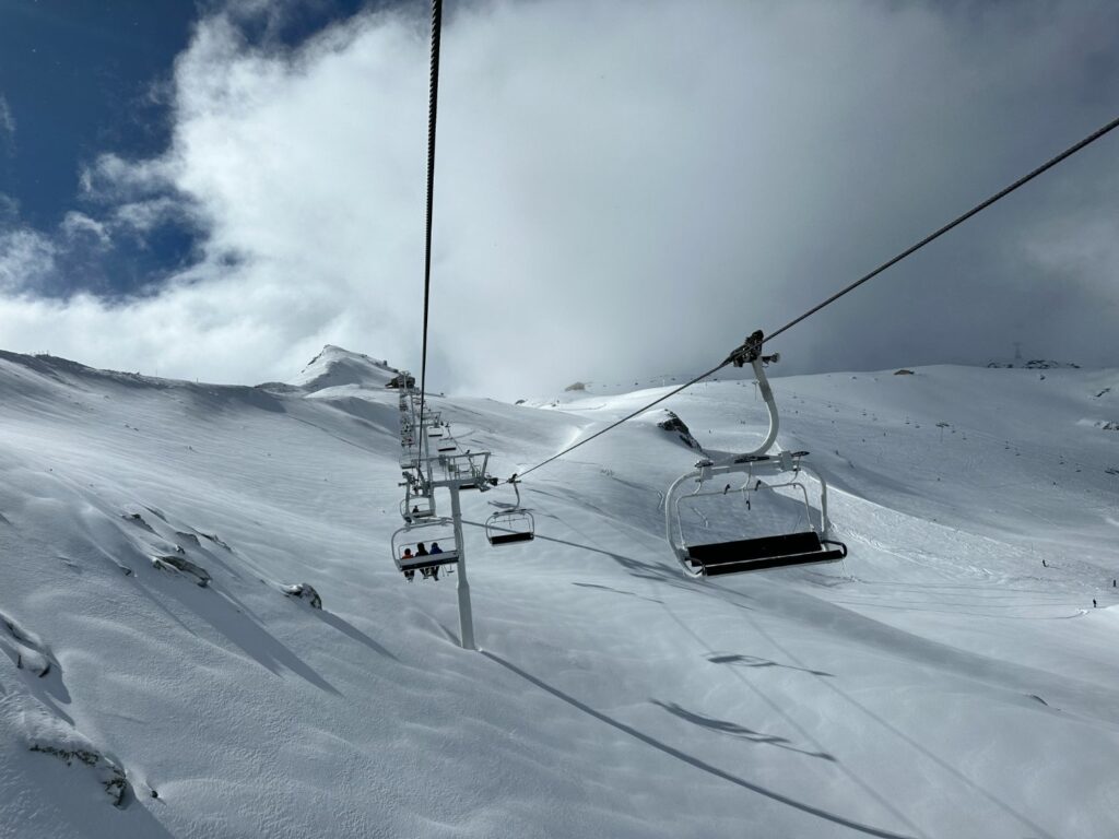 Vårskidåkning i Val Thorens - som mitt i Februari!