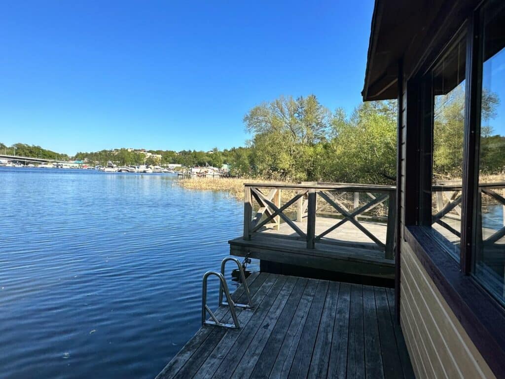 Bastuflotte på Ulfsunda Slott