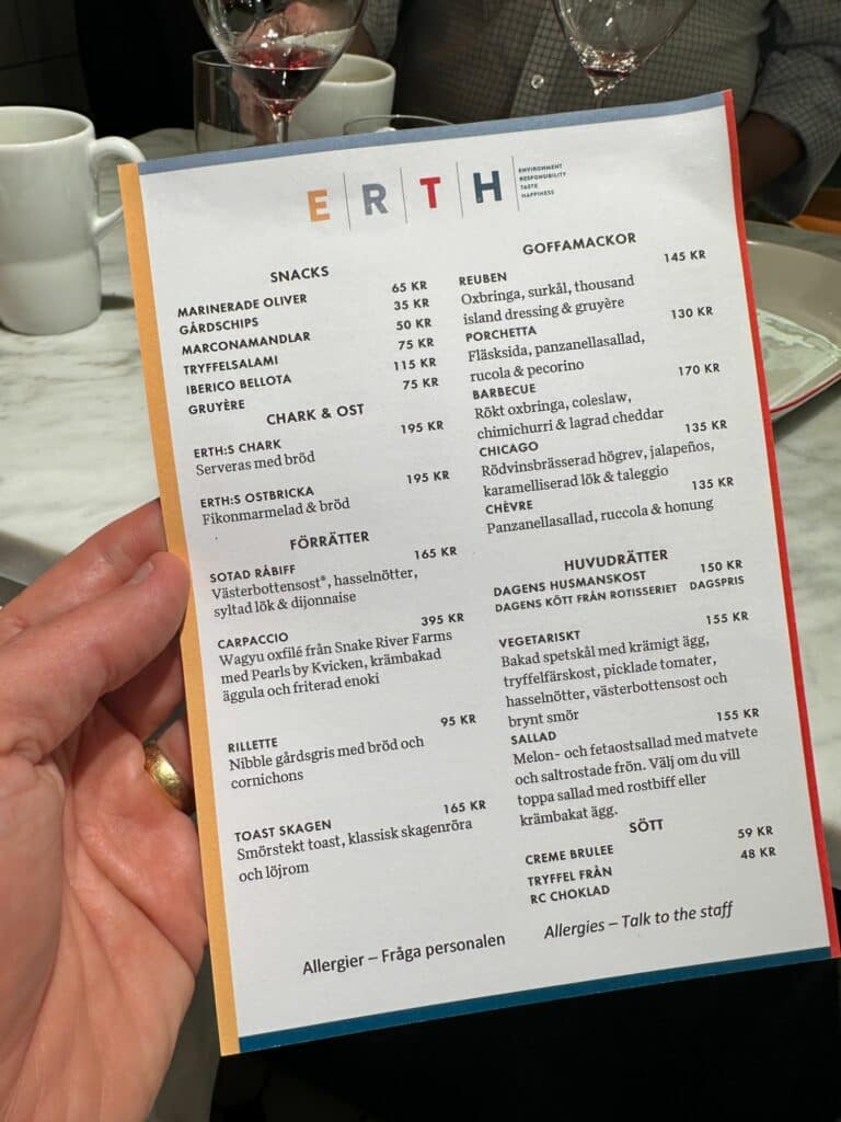 ERTH i Hötorgshallen - kötthandel och restaurang med kvalitetskött!