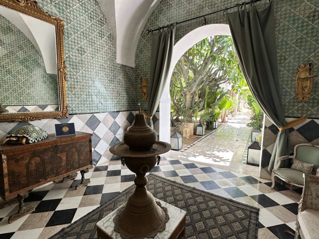 Boutiquehotell i Tunisien