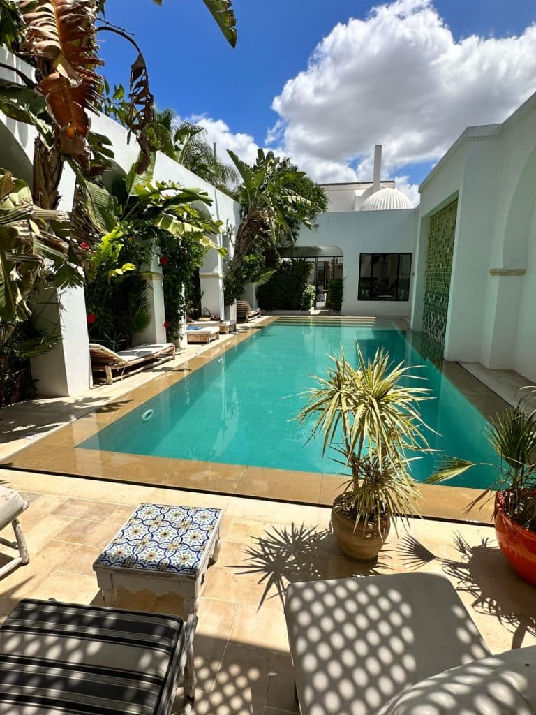 Boutiquehotell i Tunisien