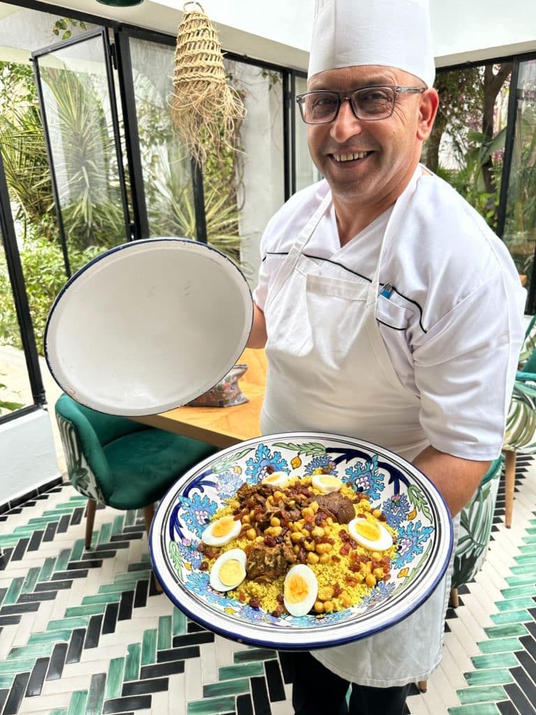 Tunisisk lunch på Dar el gaied el maamouri