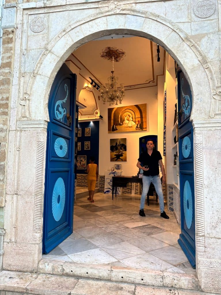 Konstnärer och gallerier i Sidi Bou-Said