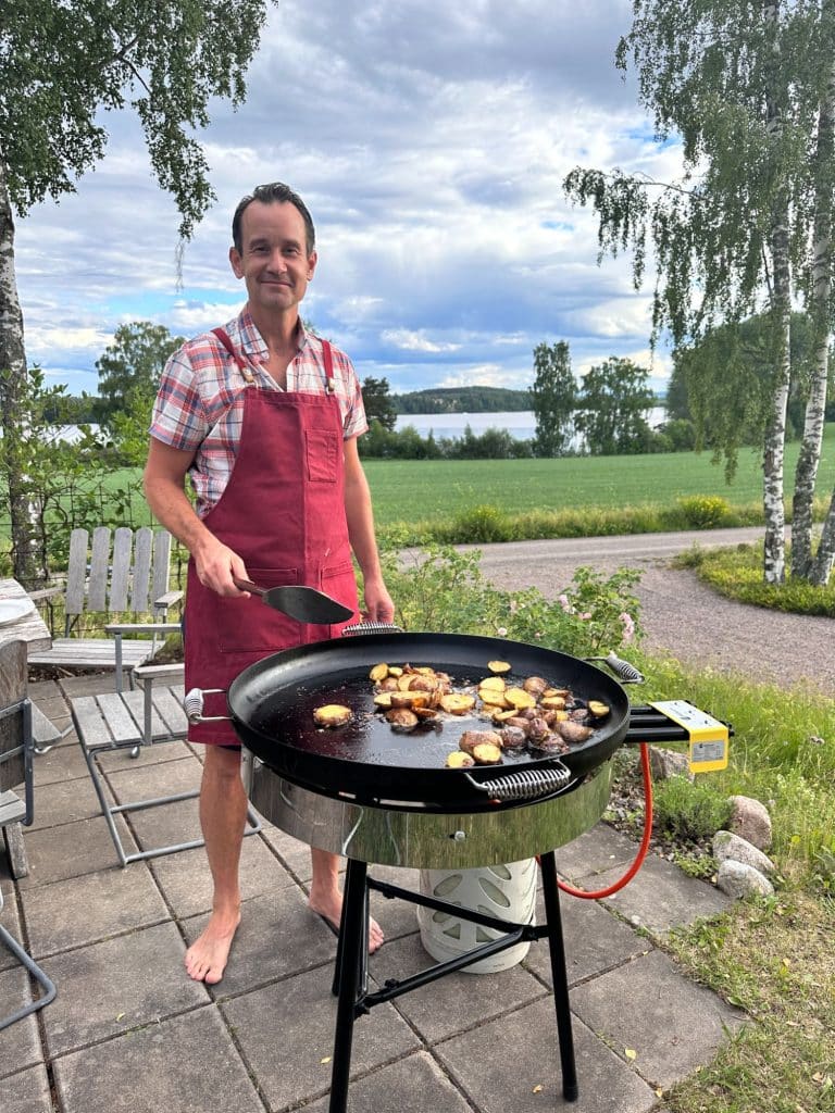 Smashed burgers på stekhäll