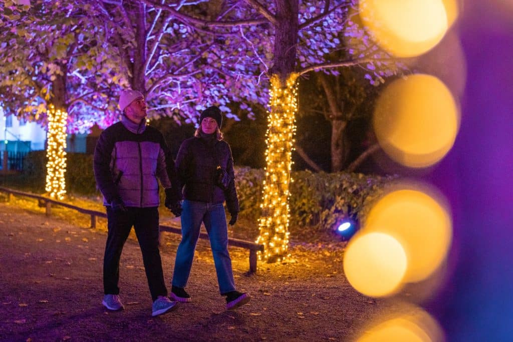 Winter Lights i Stockholm på Skansen