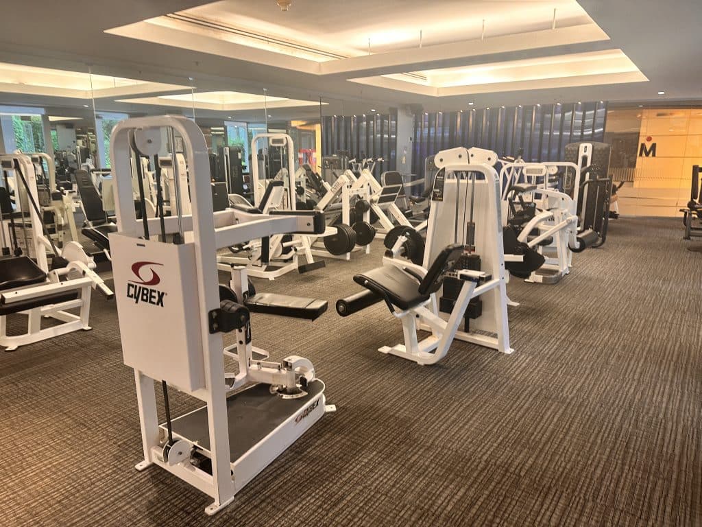 Gym på Pathumwan Princess Hotel