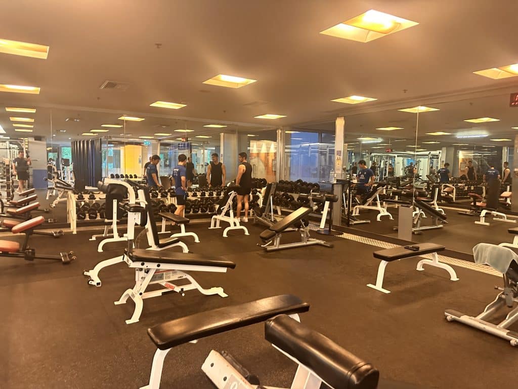 Gym på Pathumwan Princess Hotel