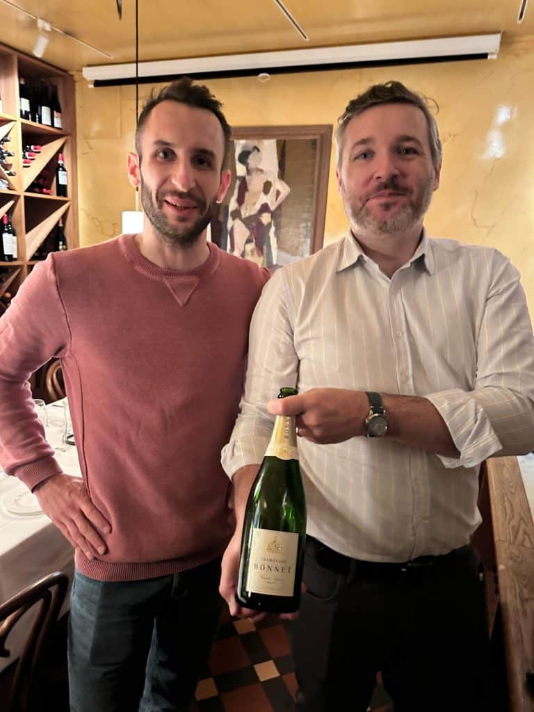 Champagnelunch med Alexandre Bonnet
