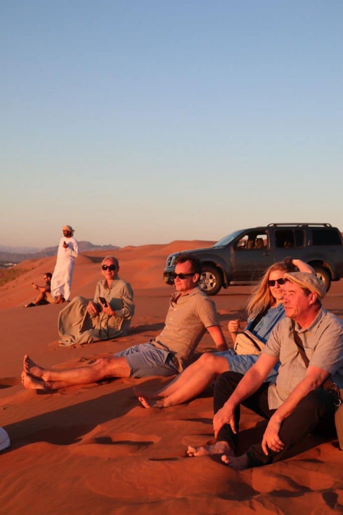 En natt i öknen i Oman på SAMA Al Areesh Desert Lodge