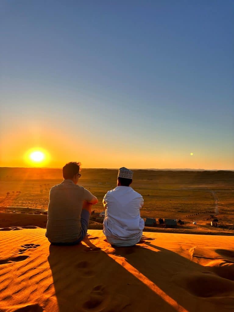 En natt i öknen i Oman på SAMA Al Areesh Desert Lodge