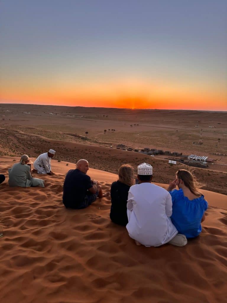 En natt i öknen i Oman på SAMA Al Areesh Desert Lodge