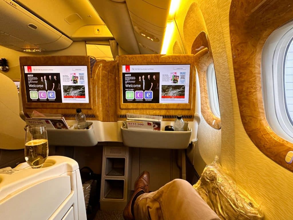 Flyg till Mauritius med Emirates i Business Class