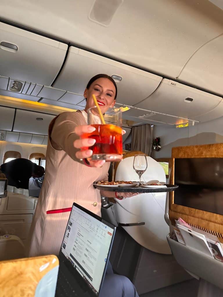 Flyg till Mauritius med Emirates i Business Class