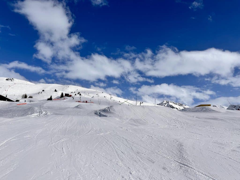 Skidåkning i La Rosière