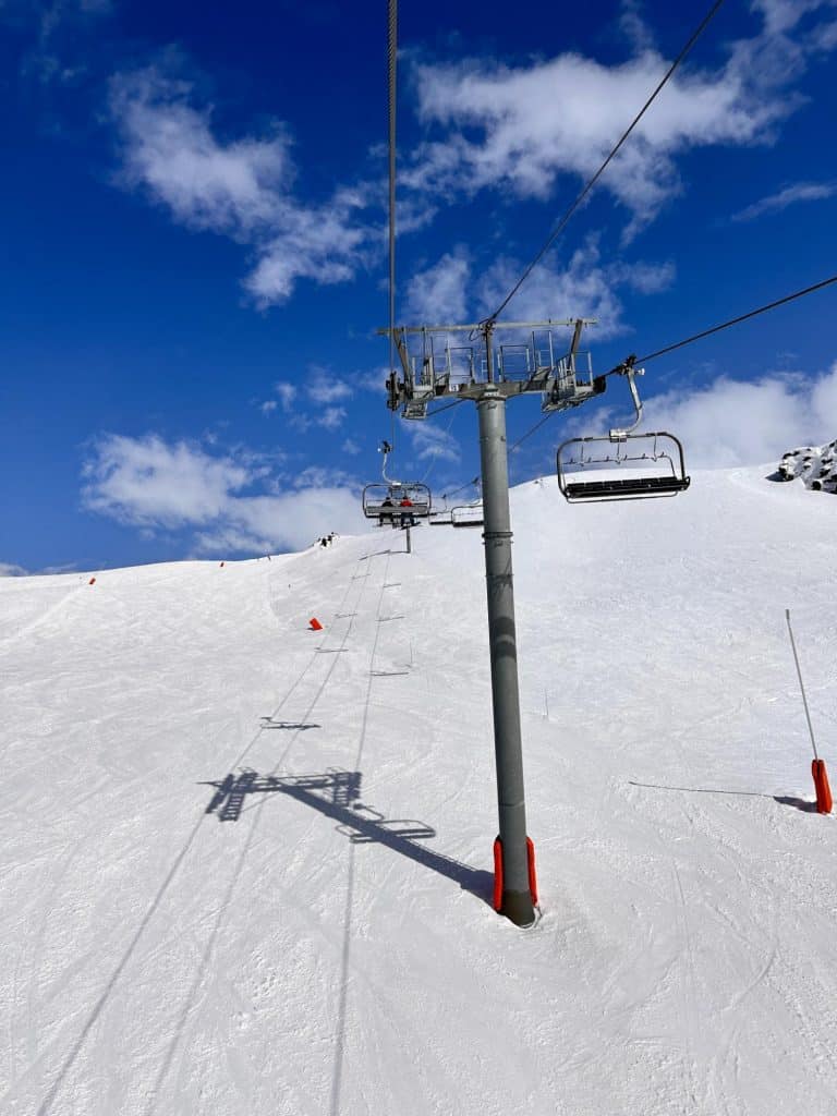 Skidåkning i La Rosière