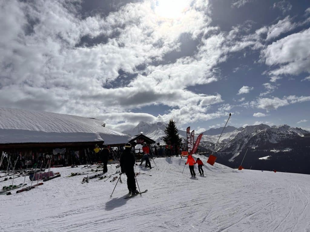 Skidåkning i La Rosière