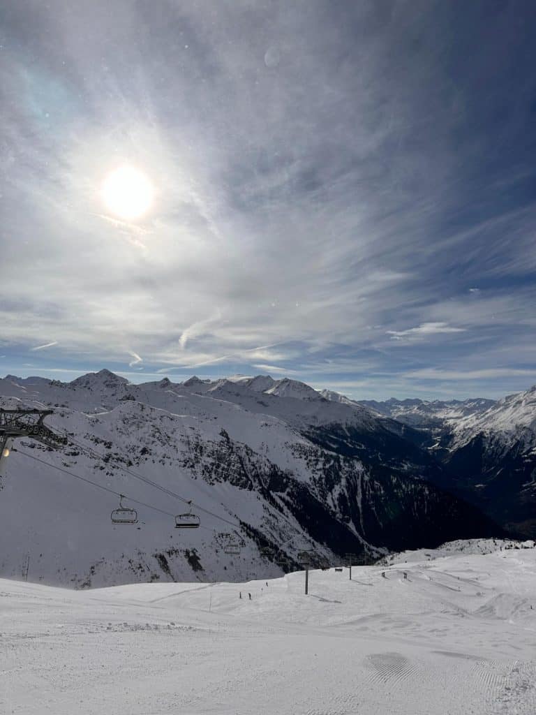 Skidåkning i La Rosière