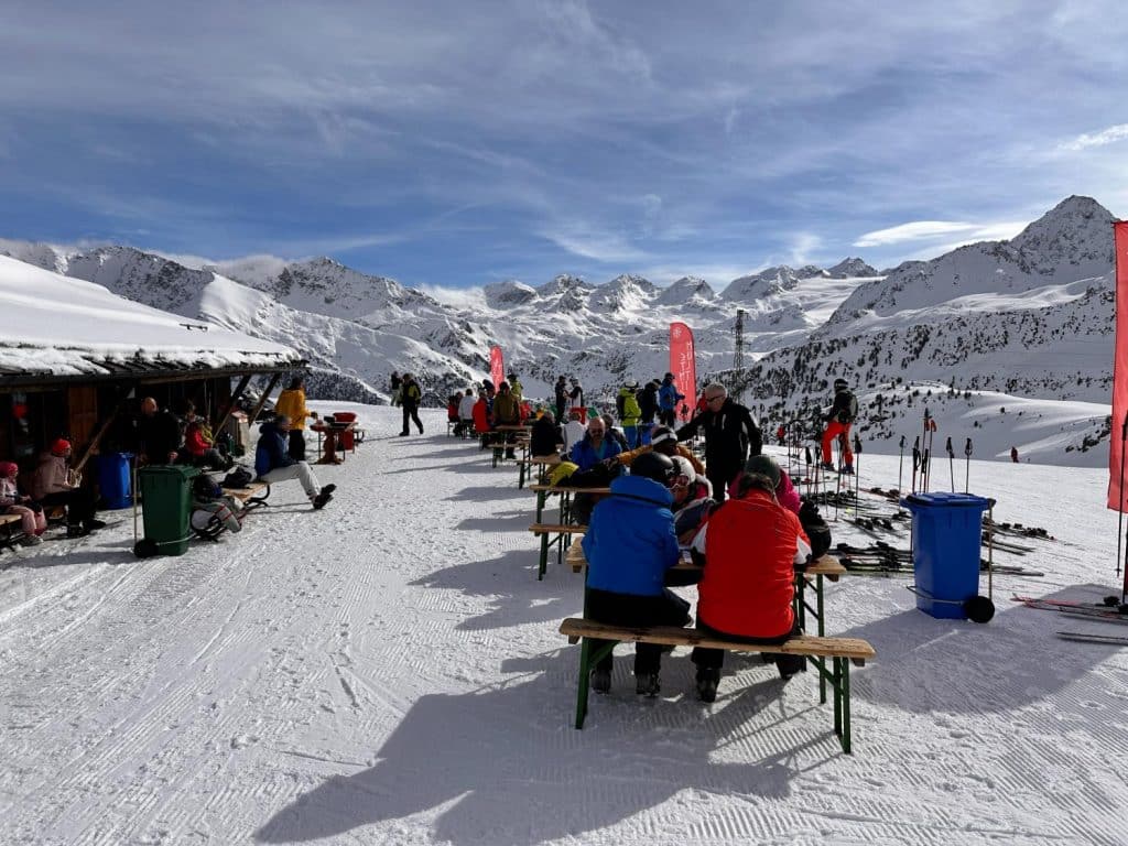 Skidvägen till La Thuile från La Rosière 