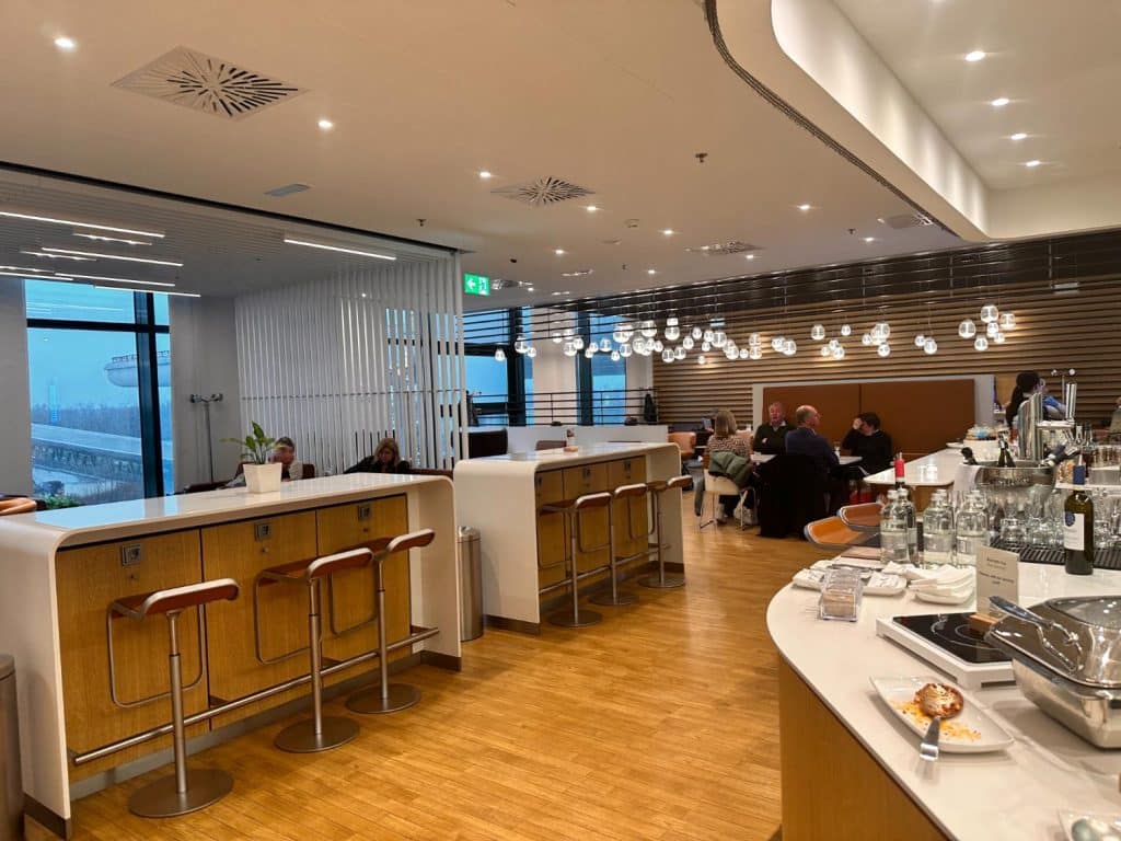 Lufthansas lounge på Milano AirPort 